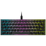 Խաղային ստեղնաշար Corsair K65 RGB MINI 60% մեխանիկական խաղային սև իսպանական Qwerty
