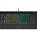 Խաղային ստեղնաշար Corsair K55 RGB PRO սև իսպաներեն Qwerty