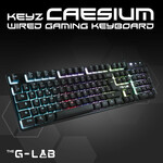 Անլար ստեղնաշար G-Lab KEYZ-CAESIUMT-W/SP սև