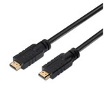 HDMI մալուխ Aisens CABLE HDMI ALTA VELOCIDAD / HEC CON REPETIDOR, A/MA/M, NEGRO, 15M Սև 15 մ