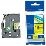 Լամինացված ժապավեն պիտակավորման մեքենաների համար Brother TZeS641 սև/դեղին 18մմ 18 մմ x 8 մ