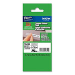 Լամինացված ժապավեն պիտակավորման մեքենաների համար Brother TZE-SE4 սև/սպիտակ 18 մմ անվտանգության ժապավեն