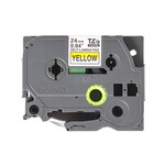 Լամինացված ժապավեն պիտակավորման մեքենաների համար Brother TZESL651 սև/դեղին (1 հատ)