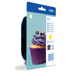 Բնօրինակ թանաքային փամփուշտ Brother LC-123YBP դեղին