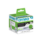 Dymo 1983172 տպիչի պիտակներ՝ սպիտակ, սև/սպիտակ