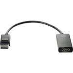 DisplayPort-ից HDMI ադապտեր HP 2JA63AA սև