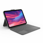 iPad-ի պատյան + ստեղնաշար Logitech Combo Touch մոխրագույն իսպանական Qwerty