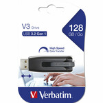 USB կրիչ Verbatim 49189 Սև, Մոխրագույն, Բազմագույն 128 ԳԲ
