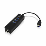 USB հանգույց Ewent AAOAUS0127 3 x USB 3.1 RJ45 միացք և նվագարկում