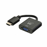 HDMI-ից VGA աուդիո ադապտերով Ewent AISCCI0306 EW9864 0.23 մ սև
