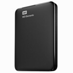 Արտաքին կոշտ սկավառակ Western Digital WD Elements Portable WDBUZG0010BBK-WESN 1 ՏԲ 2,5