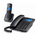 Ստատիկ հեռախոս Motorola C4201 Combo DECT (2 հատ) սև