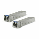 Մոնոմոդ SFP մանրաթելային մոդուլ UBIQUITI UACC-OM-SM-10G-D-2 10 կմ 10 Գբ/վ SFP+ արծաթ