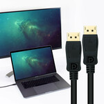 DisplayPort մալուխ NANOCABLE 10.15.2600 սև 50 սմ