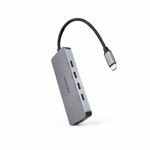 USB հանգույց NANOCABLE 10.16.4505 մոխրագույն