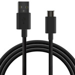USB-C մալուխ դեպի USB KSIX 1 մ սև