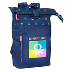 Նոութբուքի մեջքի պայուսակ Benetton Cool Navy Blue 28 x 42 x 13 սմ