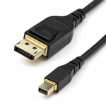 Mini DisplayPort-ից DisplayPort մալուխ Startech DP14MDPMM2MB սև