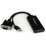 HDMI դեպի VGA ադապտեր Startech VGA2HDU Սև