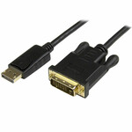 DisplayPort դեպի DVI մալուխ Startech DP2DVI2MM3 95 սմ Սև