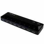 USB հանգույց Startech ST103008U2C USB 3.0 x 10 Սև