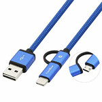 USB մալուխ միկրո USB և USB-C սառնարան-տուփի համար COO-CAB-U2MC-BL կապույտ