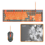 Ստեղնաշար և մկնիկ FR-TEC Dragon Ball իսպաներեն Qwerty Orange
