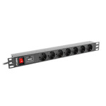 Միացման տախտակ Lanberg PDU-07F-0200-BK (2 մ)