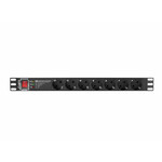 Միացման տախտակ Lanberg PDU-PRO-07F-0200-BK (2 մ)