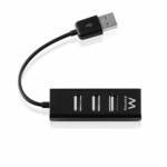 USB Hub Ewent EW1123 սև