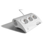 Սխեմաների տախտակ Ewent EW3935 1,5 մ 2 x USB 2,1 A 2500W (1,5 մ)
