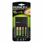 Լիցքավորիչ + վերալիցքավորվող մարտկոցներ DURACELL CEF14 2 x AA + 2 x AAA HR06/HR03 1300 mAh (1 հատ)