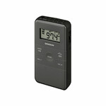 Sangean սև AM/FM լիցքավորվող դյուրակիր թվային ռադիո