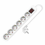 Հոսանքի վարդակ - 6 վարդակ անջատիչով TM Electron (1,5 մ)