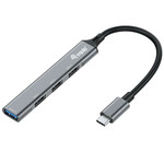 4-միացք USB-C կենտրոնային սարքավորում 12896107101 ալյումինե