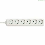 Schuko 6 Way Multi-socket Adapter LINDY 73102 1,4 m