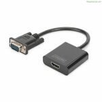 HDMI to VGA Adapter Digitus DA-70473 Black