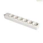 6-socket plugboard without power switch Solera 8006 3500 W 16 A