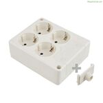 4-socket plugboard without power switch Solera 8104