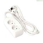 2-socket plugboard without power switch EDM 41015 Schuko (1,5 m)