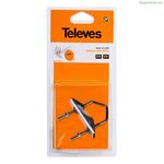 Mouth Gag TELEVES Ø 25-45 mm Flagpole Galvanised Steel