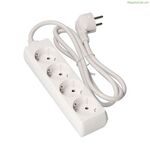 4-socket plugboard without power switch EDM 41004 Schuko (1,5 m)