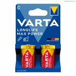Batteries Varta longlife max power 1,5 V Type C LR14 (2 Units)