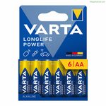 Batteries Varta longlife power aa - lr06 1,5 V AA LR06 (6 Units)