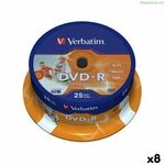 DVD-R Verbatim 4,7 GB 16x (8 Units)
