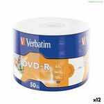 DVD-R Verbatim 4,7 GB 16x (12 Units)