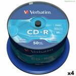 CD-R Verbatim Extra Protection 700 MB 52x 50 Pieces (4 Units)