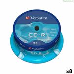 CD-R Verbatim Extra Protection 700 MB 52x 25 Pieces (8 Units)