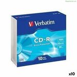 CD-R Verbatim Extra Protection 700 MB 52x 10 Pieces (10 Units)