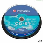 CD-R Verbatim EXTRA PROTECTION 700 MB 52x 10 Pieces (20 Units)